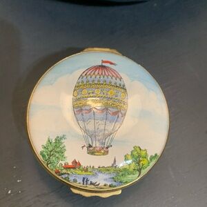 Whimsical Hot Air Balloon Trinket Box